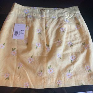 Cute Daisy Mini Skirt, Size S